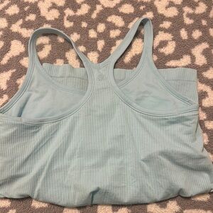 Lululemon ebb to street tank blue